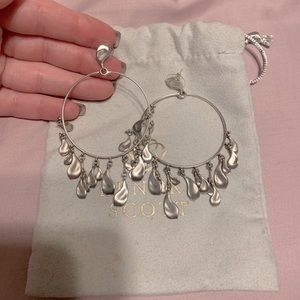 Kendra Scott silver earrings